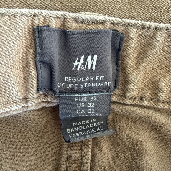 H&M Men's Straight Jeans in Brown - Picture 3 of 3